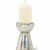 Promo 🔔 Abbott Silvertone 🔨 Hammered Pillar Candle Holder For Home & Garden 🎁 -Abbott Shop zu100574144 main tm1659984857