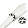 New 🔔 Abbott Black & White Mosaic Napkin Ring For Home & Garden 🎉 -Abbott Shop zu101178626 main tm1643401027