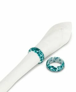 Best reviews of 🛒 Abbott Turquoise Swirl Napkin Ring For Home & Garden 🎁