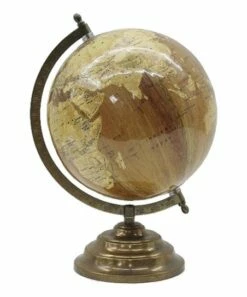 Budget ✨ Abbott Tan & Brass Globe & Stand For Other 🔔