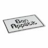 Wholesale ⭐ Abbott White & Black 'Bon Appétit' Place Mat For Home & Garden 🧨 -Abbott Shop zu101451915 main tm1644781705