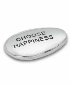 Best reviews of 🧨 Abbott Silver 'Choose Happiness' Engraved Pebble For Other 🛒