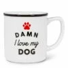 Cheapest 🌟 Abbott White & Black 'Love My 🐕 Dog' Mug For Home & Garden 🥰