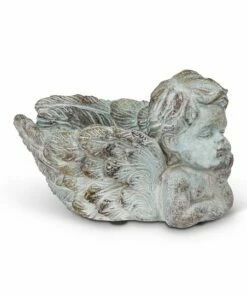 Wholesale ❤️ Abbott Gray Resting Cherub Planter For Other 😉