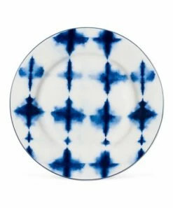 Top 10 🔔 Abbott Navy & White Tie-Dye Bone China Salad Plate For Home & Garden 🛒
