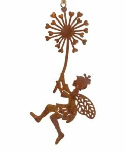 Buy 💯 Abbott Rust Fairy Flower Ornament For Home & Garden 👏