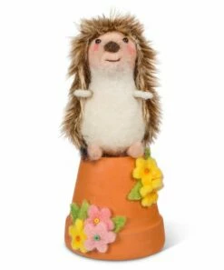 Top 10 🎁 Abbott Brown & Terra-Cotta Hedgehog On Garden Pot Figurine For Other 🛒