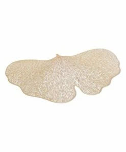 Buy ✔️ Abbott Goldtone Gingko Leaf Table Mat For Home & Garden 🥰