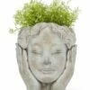 Discount 🔔 Abbott Gray Head In Hands Small Planter For Other 🌟