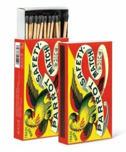 Deals 😍 Abbott Red & Yellow Vintage Parrot 45-Stick Matchbox For Home & Garden 🥰