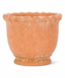 Outlet 🔔 Abbott Terracotta Ruffle Large Planter For Other 🔥