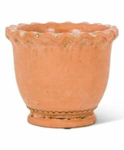 Wholesale 🛒 Abbott Terracotta Ruffle Medium Planter For Other 🎁