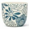 New 🥰 Abbott Ivory & Blue Hippie Flower Small Planter For Other 🎉 -Abbott Shop zu104970684 main tm1651187635