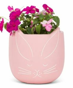 Best Sale 👍 Abbott Pink Medium Bunny Planter For Other 🎉