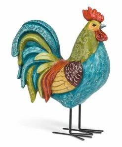 Coupon 😍 Abbott Blue & Red Rooster Décor For Other 😀