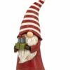 Best Pirce ⌛ Abbott Red & White Strip Garden Gnome With Packages For Home & Garden 🛒 -Abbott Shop zu105650334 main tm1652291455
