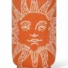New ✔️ Abbott Terracotta & White Sun Ray Face Vase For Home & Garden 🔔 -Abbott Shop zu106239967 main tm1655154320