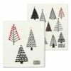 Coupon ✨ Abbott Black & White Urban Trees Dishcloth Set For Home & Garden 🧨 -Abbott Shop zu106399876 main tm1655139411