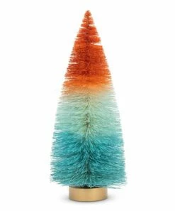 Best Sale 🥰 Abbott Blue & Red Ombré 9'' Brush Tree For Other 😀