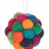 Brand new 😀 Abbott Red & Blue Rainbow Pom-Pom Wool Ball Ornament For Home & Garden ⭐ -Abbott Shop zu108554140 main tm1662470393