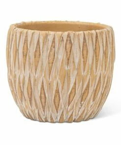 Best Pirce 🤩 Abbott Tan Textured Medium Planter For Other 🤩