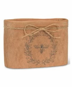Best deal 🥰 Abbott Terracotta Bee Tall Oval Planter For Other 💯