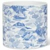 Buy 👏 Abbott White & Blue Toile River Planter For Other 😀