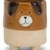 Budget 😍 Abbott Brown 🦮 Dog On Legs Small Planter For Other ❤️