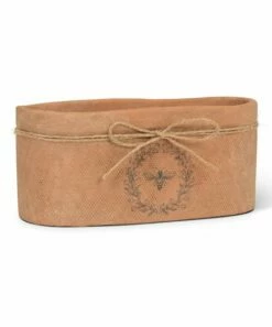 Best reviews of 🔥 Abbott Terracotta Bee Crest Rope-Ribbon Oval Planter For Other 🔔