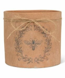 Discount ✨ Abbott Terracotta 7'' Bee Crest Rope-Ribbon Planter For Other 😉