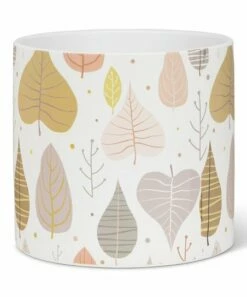 Outlet 🛒 Abbott White & Yellow Leaf Planter For Other ⭐