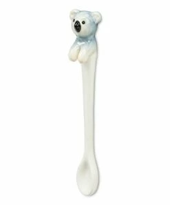 Flash Sale ⌛ Abbott White & Gray Koala Hanging Spoon For Home & Garden 🥰