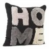 Hot Sale 👍 Abbott Black & Gray 'Home' Tufted Throw Pillow For Home & Garden 🛒 -Abbott Shop zu109228057 main tm1664922762