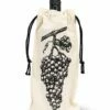 Discount ⭐ Abbott Natural & Black Grape Bunch Drawstring Bottle Bag For Home & Garden 🤩 -Abbott Shop zu109242110 main tm1665089594