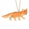 Flash Sale 🧨 Abbott Brown Walking Fox Carved Ornament For Home & Garden 👍 -Abbott Shop zu109282062 main tm1664486139