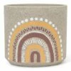 Coupon 👏 Abbott Gray & Yellow Boho Rainbow 7'' Planter For Other ⭐