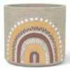 Wholesale 👏 Abbott Gray & Yellow Boho Rainbow 5.5'' Planter For Other 🎉