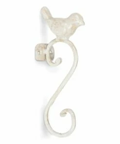 New 🥰 Abbott Antique White Bird Wall Hook For Home & Garden ✨