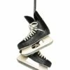 Coupon 😍 Abbott Black Hockey Skates Ornament For Home & Garden ❤️