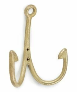 Budget 😍 Abbott Antique Gold Fish Hook Double Wall Hook For Other 😍