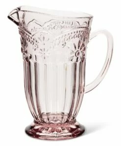 Brand new 🎉 Abbott Pink Flower Pedestal Jug For Home & Garden 🥰