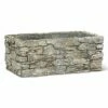 Wholesale ✔️ Abbott Small Stacked Stone Planter For Home & Garden ⭐