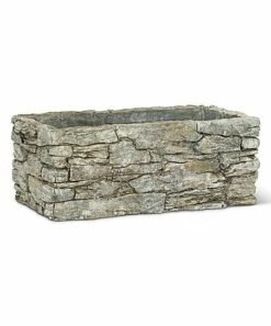 Wholesale ✔️ Abbott Small Stacked Stone Planter For Home & Garden ⭐