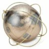 Hot Sale 🛒 Abbott Pewter & Goldtone Wire-Accent Globe For Home & Garden 👏