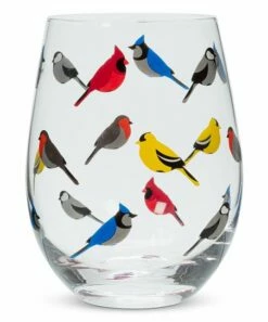 Outlet 🎉 Abbott Bird Stemless Wine Glass For Home & Garden 👍
