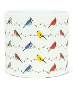 Buy ⭐ Abbott White Birds Large Planter For Home & Garden ⌛