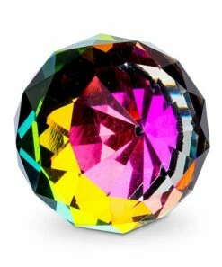 Best Sale 👏 Abbott Prisim Crystal-Cut Glass Ball For Home & Garden 🧨