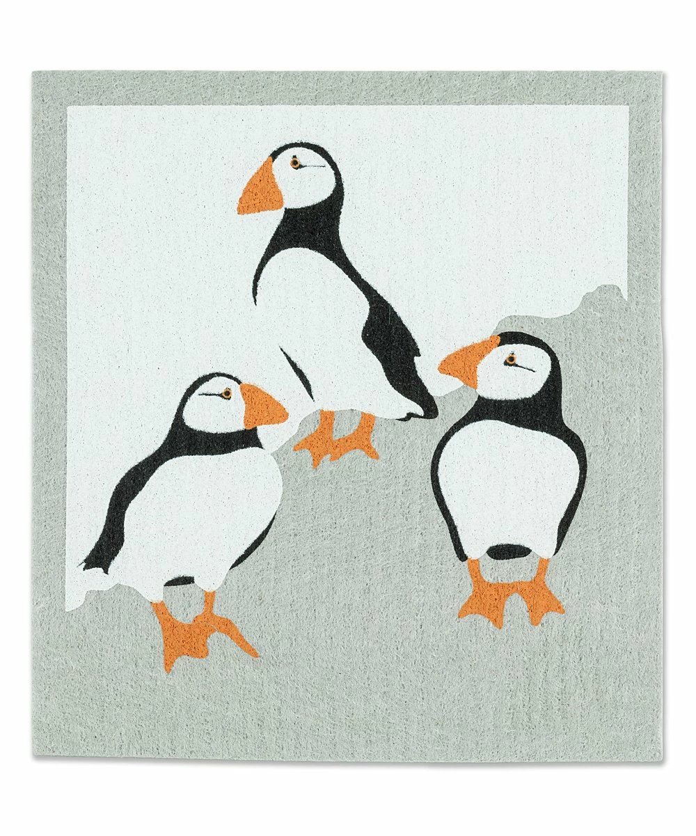 Best Sale โญ Abbott Gray & Black Puffins Reusable Swedish Dishcloth - Set Of Two For Home & Garden ๐ 5 Best Sale โญ Abbott Gray & Black Puffins Reusable Swedish Dishcloth - Set Of Two For Home & Garden ๐ - Image 3