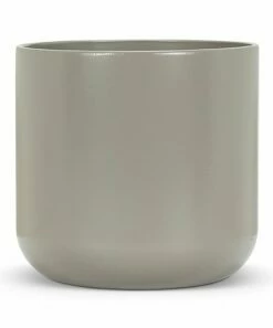 Promo ✔️ Abbott Dark Gray Stoneware Planter For Home & Garden 😍