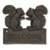 Cheapest ⭐ Abbott 'Welcome' Squirrel Wall Sign For Home & Garden 🥰